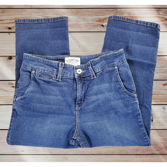 LEVI STRAUSS SIGNATURE Low Rise Bootcut Jeans - Size 12 - Picture 4 of 9